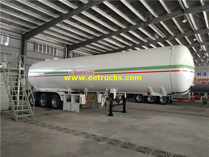 Tri-axle Propane Gas Transport Semi-trailers