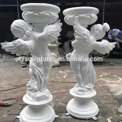 Factory in stock fiberglass resin flower pot