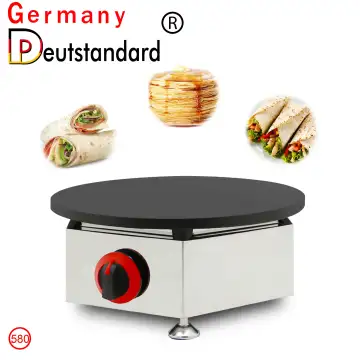 Gas crepe maker machine snack machine