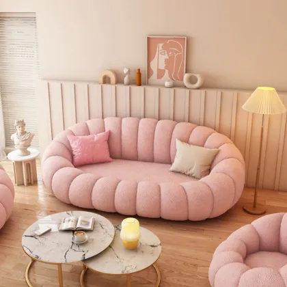Pumpkin sofa Apartment tatami cashmere sofa