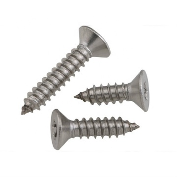 Stainless Steel Countersunk Flat Head Torx Screws with Column Core Needle Anti-theft Feature