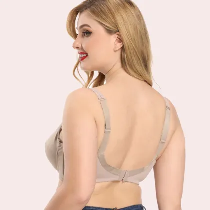 Full coverage underwire D-E-F cup bra