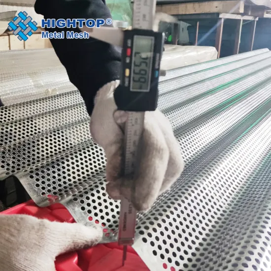 5mm Aluminum Corrugated Perforated Panels with Round Holes for Durable Lightweight Curtain Wall Systems