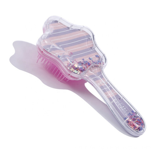 Transparent Cartoon Hair Comb for Smooth Hair and Skin Massage