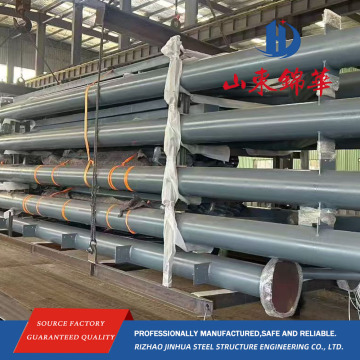 Building steel lattice column
