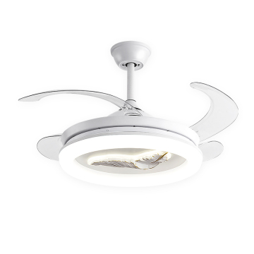 Modern Living Room Chandelier: Hotel Design Resin Ceiling Fan with LED Light