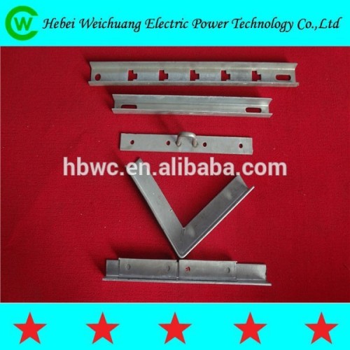 11KV 33KV hot dip galvanized steel cross arm for overhead line fitting