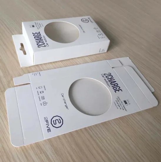 Flat Packed Design Paper Color Box with PVC window on the front