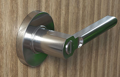 passagedoorlockwithhandlesilver3dmodel004 passagedoorlockwithhandlesilver3dmodel004