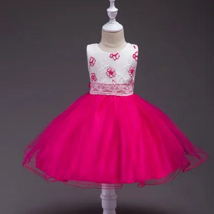 OEM small quantity fashionable summer children clothing little girls wear kid dress
