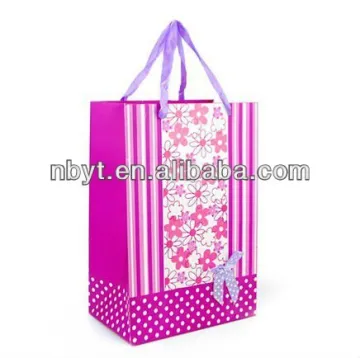 2014 small pink paper gift bag, paper bag,shopping bags
