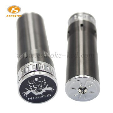China Wholesale 2014 newest black and SS mechanical 26650 hades mod