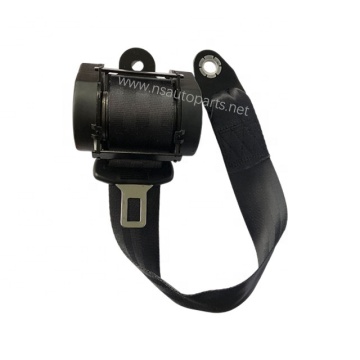 Universal Car Bus Single Seat Black 3 Point Automatic Shrinkage Seat Belt