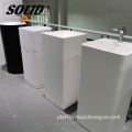 Wholesale Modern Sanitary Ware Free Standing Basin Wash Hand Basin with Pedestal