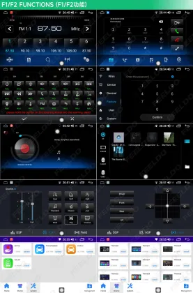 10" Universal Big Screen Android Car Multimedia Navigation System 1G+16G
