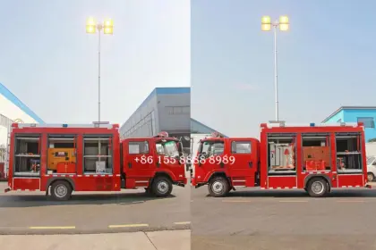 ISUZU 4x2 fire Lighting Fire Engine