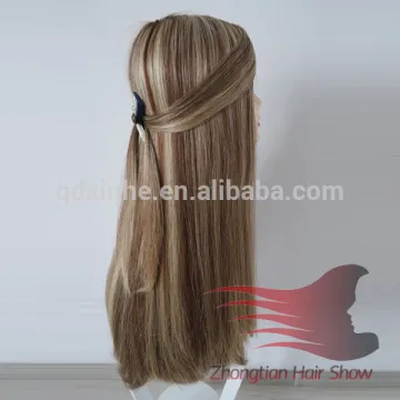 Mongolian Virgin Hair High Light Color Human Hair Wigs 30inch Long Wig