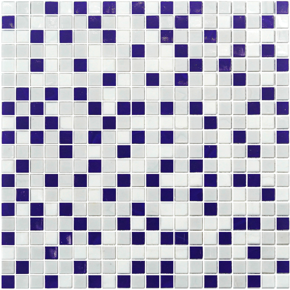 Đồ thủ công và mỹ nghệ bằng kính Mosaic Blue Matt