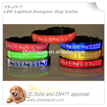 Factory wholesales LED pet collar with lighted collars