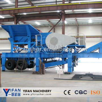YiFan brand mobile crusher with high capacity high quality