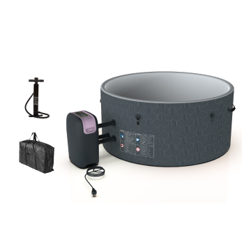 Wholesale Custom Portable Light Spa Hot Tub for Outdoor Leisure and Whirlpool Bath