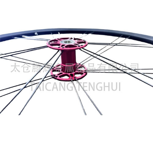 Roda traseira para cadeira de rodas com raios de aço inoxidável