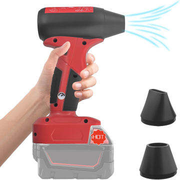 18V Battery Powered Mini Jet Dry Blower Fan - 130000RPM Cordless Portable Handheld Turbo Fan