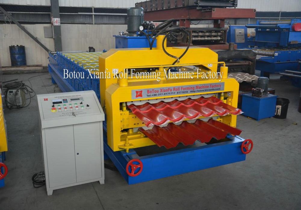 Roof Profile Double Panel Roll Forming Machine