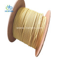 Extra heavy cut-resistant aramid fiber rope for firefighting