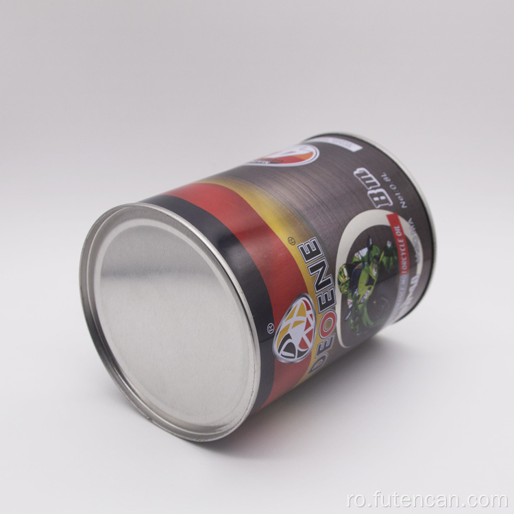 Cutie de ulei de motor rotundă goală de 1 l