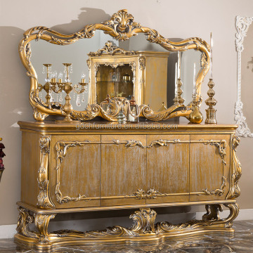 Antique Wooden Champagne Locker Luxury Dining Room Furniture
