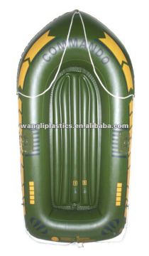 Hot Sale! Portable PVC Inflatable Plastic Fishing Boats with Paddles