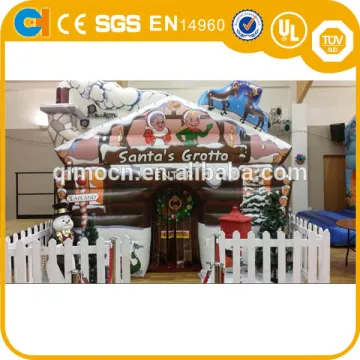 2016 Hot Selling Santa Grotto, Inflatable Christmas House, Inflatable Santa House for Christmas Decoration