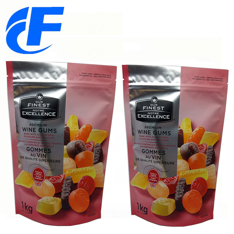 Custom Stand Up Food Packaging Plastic Bag