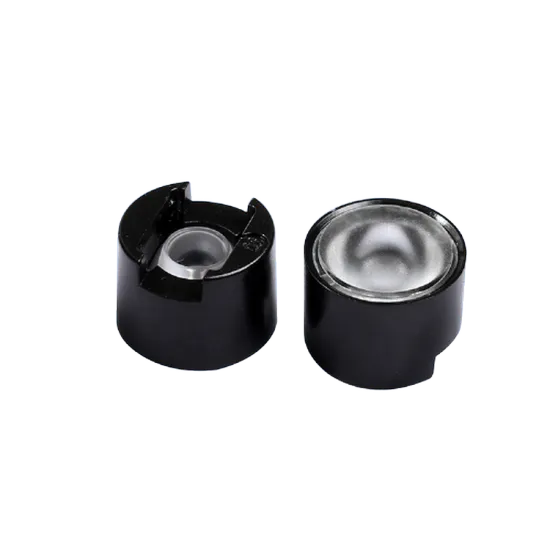 7060 Hot Selling Optical LED Lens 11.8mm PC Material - 15/30/45/60/90 Degree