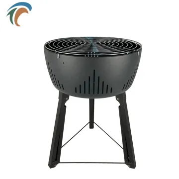 Bbq offset smoker charcoal grill trolley barbecue  kettle charcoal bbq grill