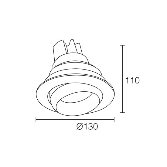 Dimmable High Quality 25W LED DownlightofLED Downlight Daylight