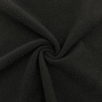 Tecido de lã de algodão de poliéster preto