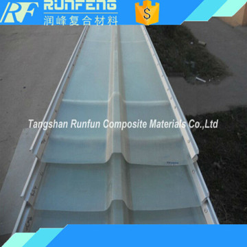 FRP Clear Daylighting Panels for Gymnasium
