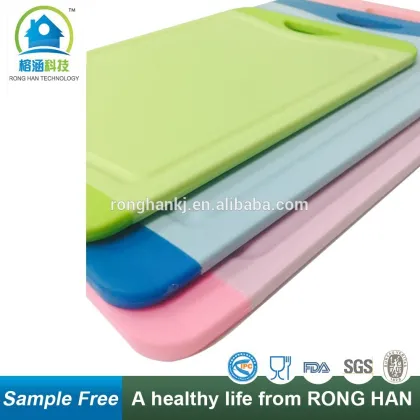 antibacterial non slip plastic large cutting boards chopping board