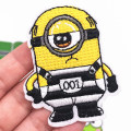 Cartoon Little Yellow Man Patches Iron On Embroidery