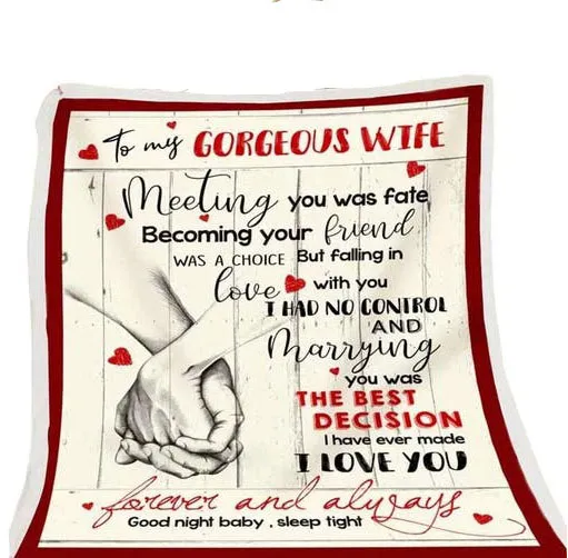 Amazon hot sell Letter Blanket to My family Or friends Customize Personalize Blanket