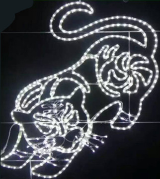 Tiger Rope Light Christmas Decorations for Parks