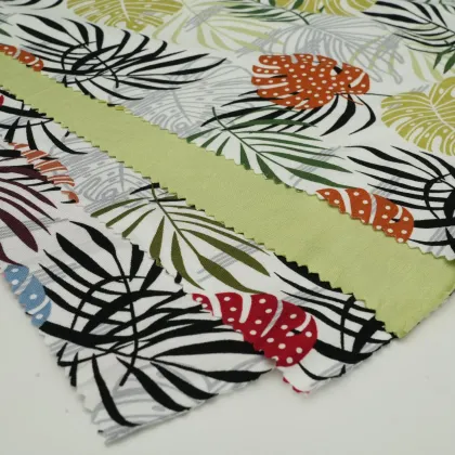 Rayon Spandex Compact-Siro Print Knitted Fabric