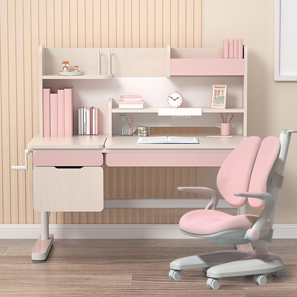 bureau de filles et chaise Kids Desk avec tiroirs