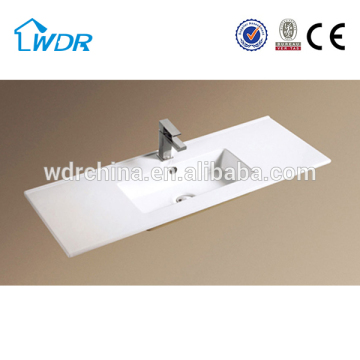Thin edge porcelain rectangle washbasin composite