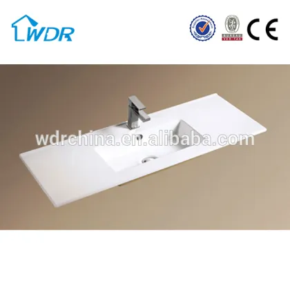 Thin edge square quality washbasin cabinet foshan