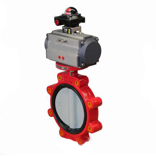 Stainless Steel Pneumatic Butterfly Valve Vacuum Ductile Iron Stainless Steel Butterfly Valve Manufactory