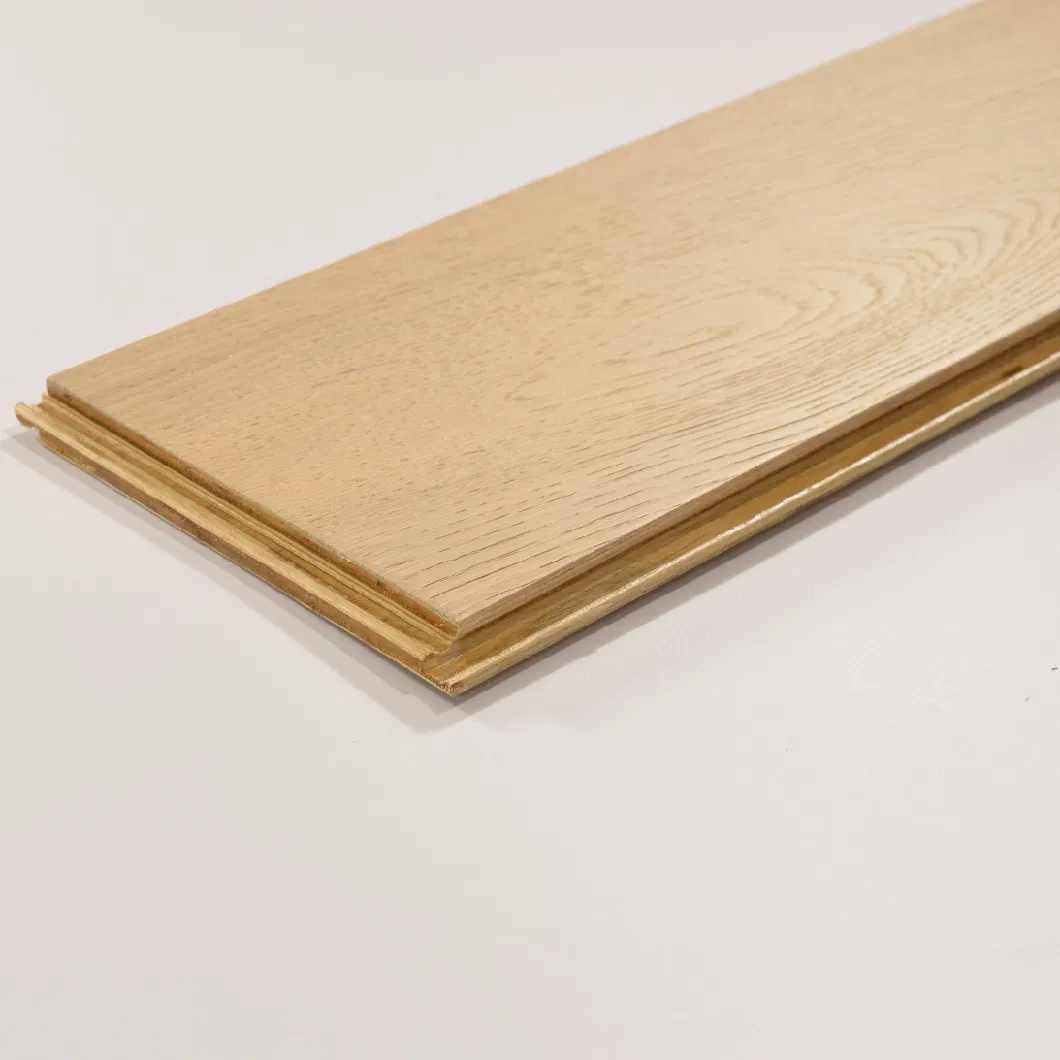 Oxydes d'aluminium UV Finition Oak Tiveau d'ingénierie en bois Parquet en bois