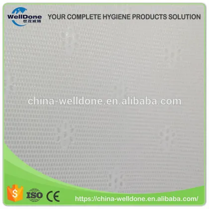 Welldone perforated pe film for baby adult daiper